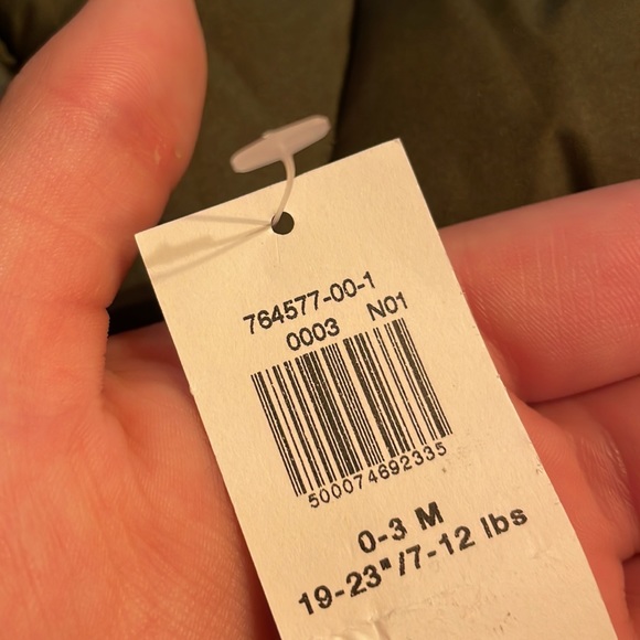 hunter green dinosaur coat - Picture 3 of 3